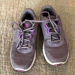 Under Armour Purple Athletic Shoes with Breathable Mesh